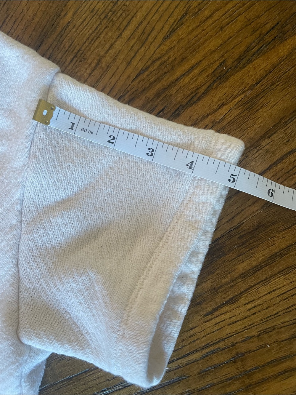 Madewell Cream V-Neck Short Sleeve Top - Picture 8 of 8